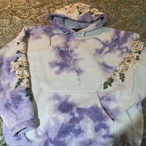 Civil Regime Lavender Tie-Dye Hoodie